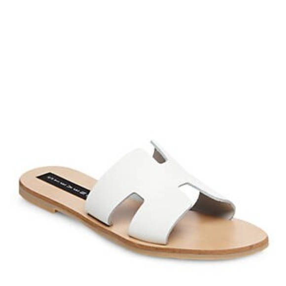 Steven By Steve Madden Shoes - STEVEN WHITE GREECE SLIDE SANDALS-- Size 8.5